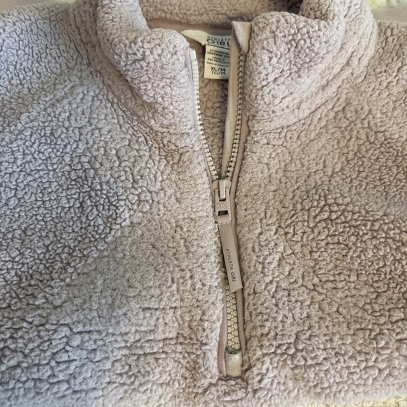 Athleta Girl XL Fleece 1/4 Zip Pullover Casual Comfy Dainty Outdoors Soft - Picture 9 of 15